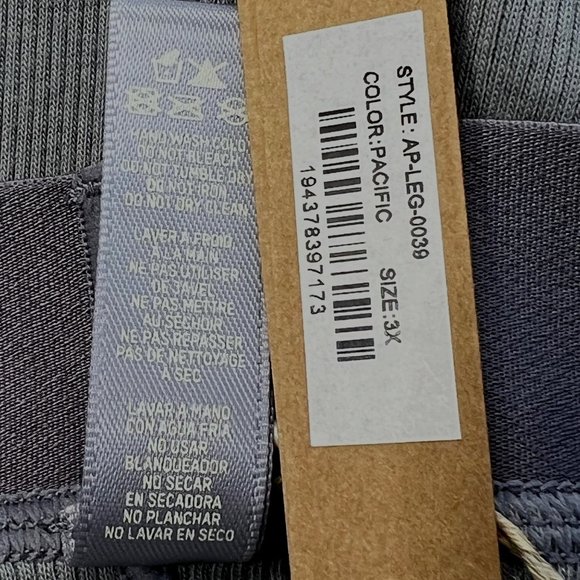 SKIMS Cotton Rib Leggings Pacific Womens 3X - Picture 9 of 12